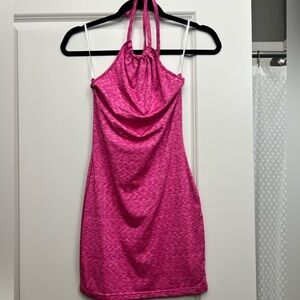 Pink backless halter neck dress from Windsor